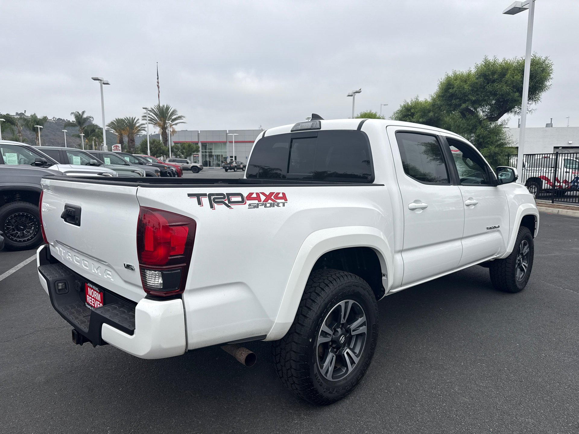 Certified Used 2018 Super White Toyota TRD Sport image 12
