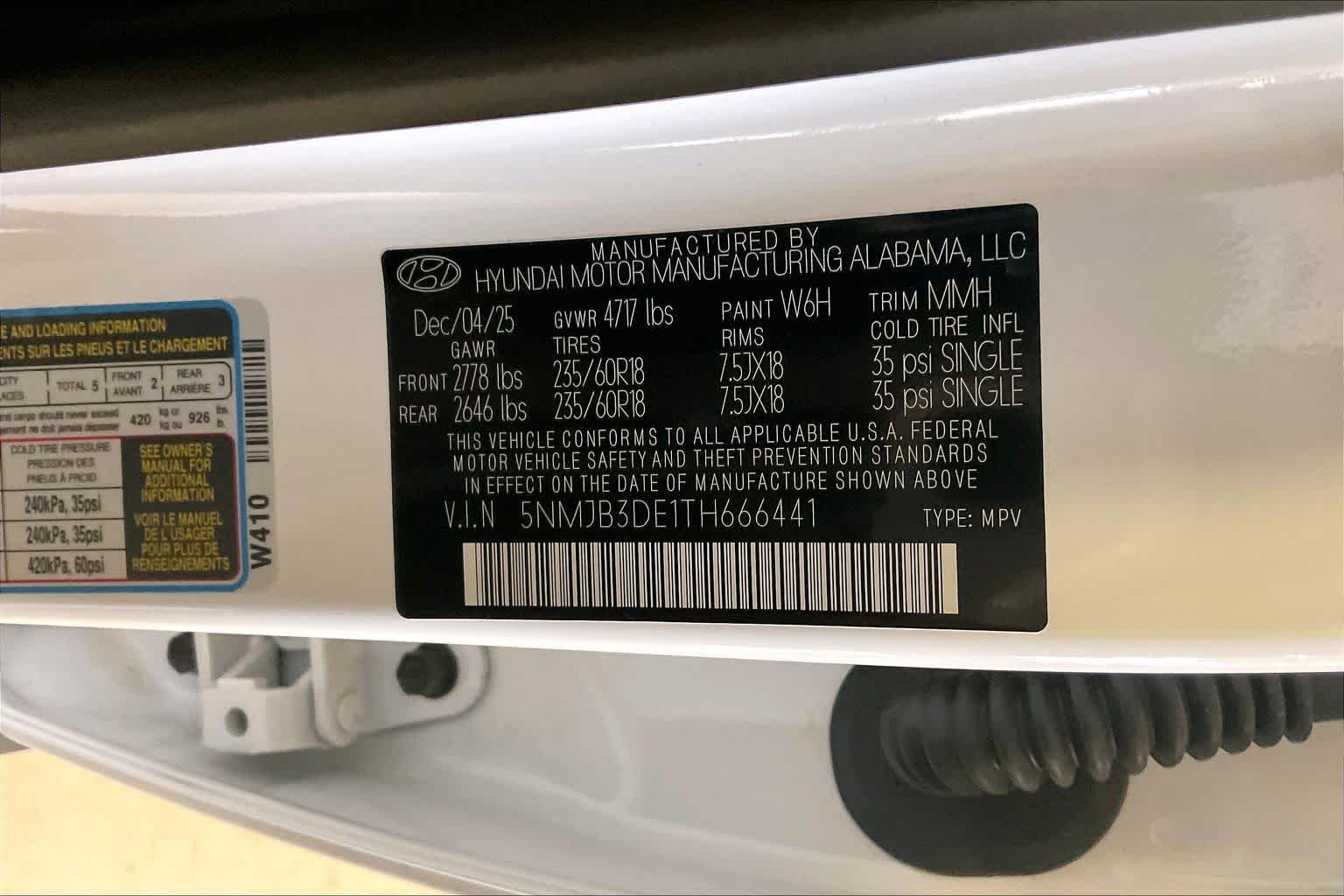 Used 2026 Serenity White Pearl Hyundai SEL image 31