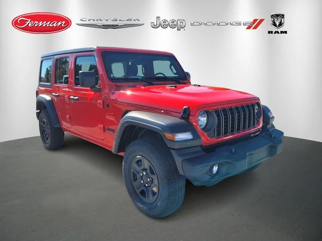 New 2026 Firecracker Red Clear-Coat Exterior Paint Jeep Sport image 1