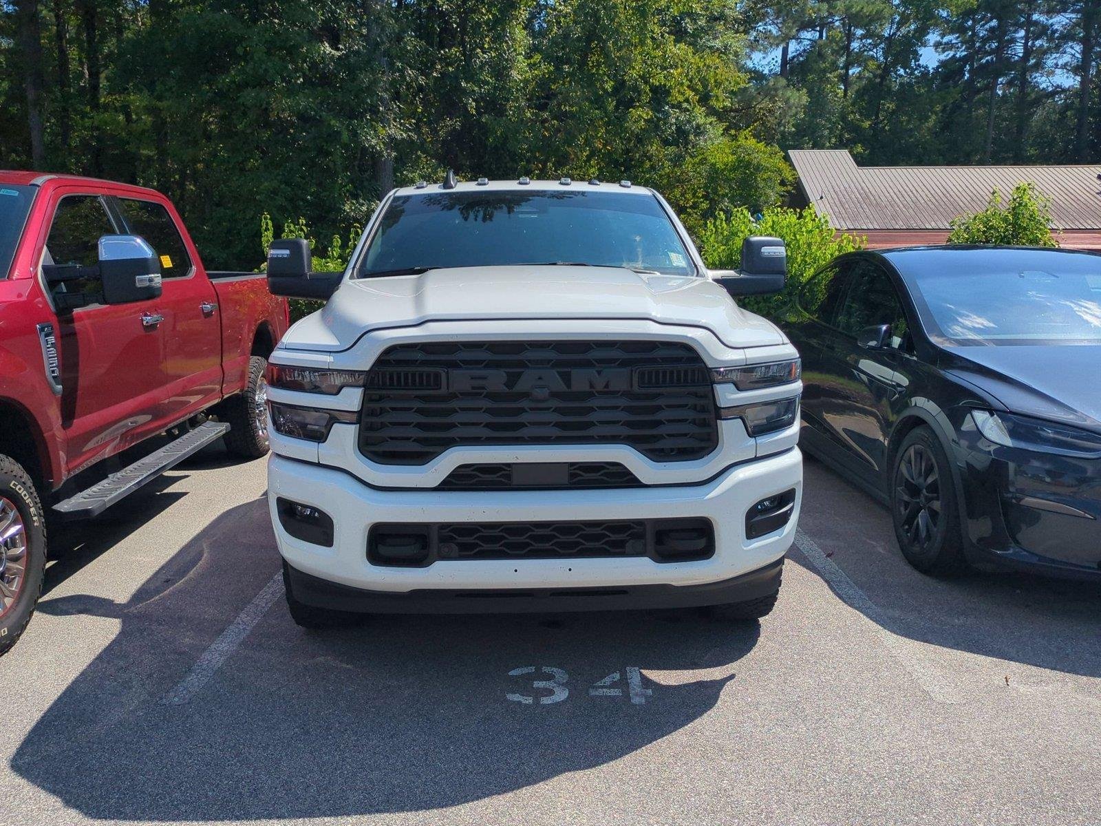 Used 2025 Bright White Clearcoat Ram Big Horn image 2