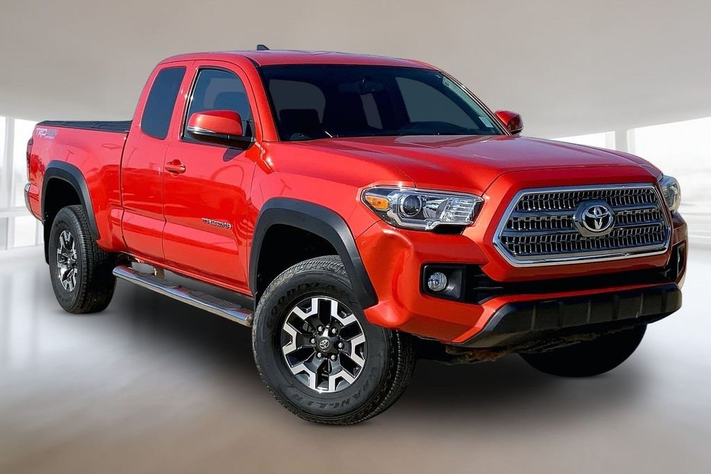 Used 2016 Inferno Red Toyota TRD Off-Road image 12