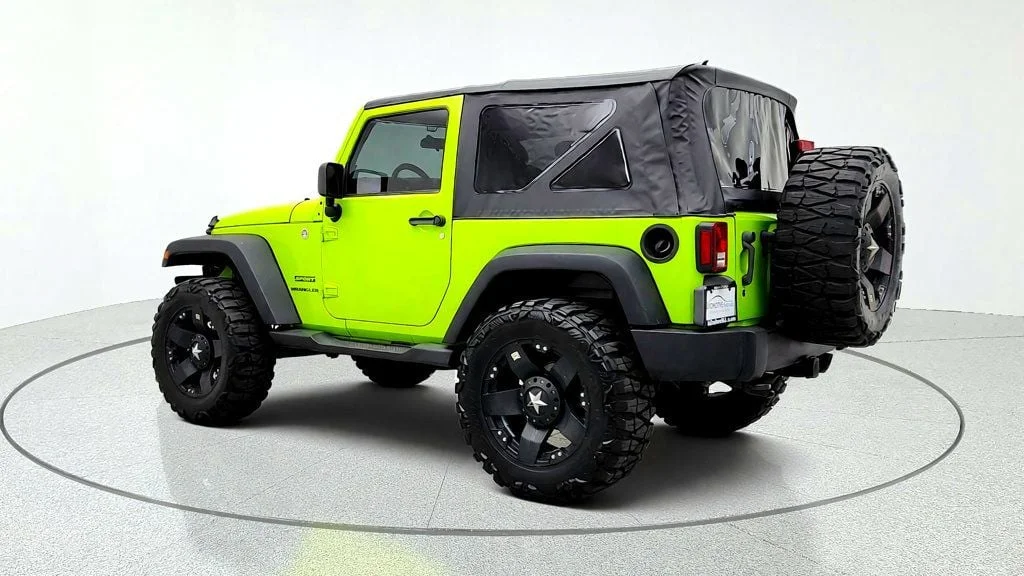 Used 2012 Gecko Pearl Jeep 4WD 2dr Sport w/ XD Wheels, Nitto M/T Tires & Trail FX Bumper image 7