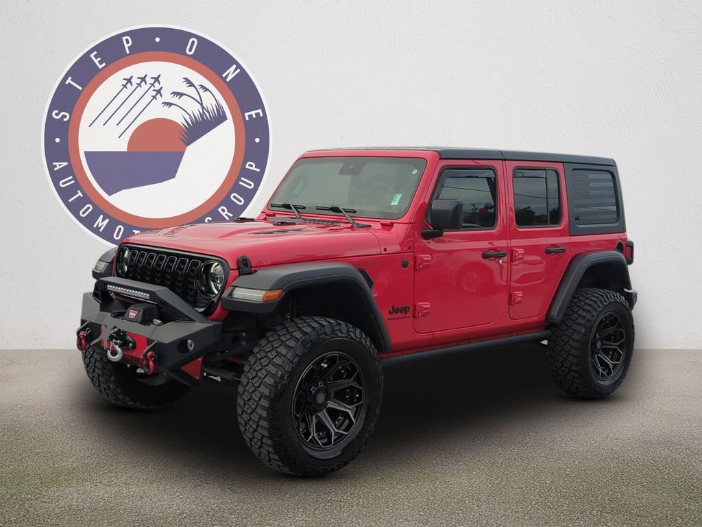 Used 2024 Red Jeep Sport image 1