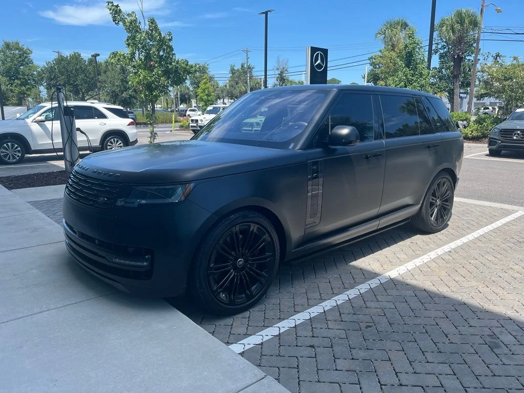 Certified Used 2023 Santorini Black Metallic Land Rover Autobiography image 2
