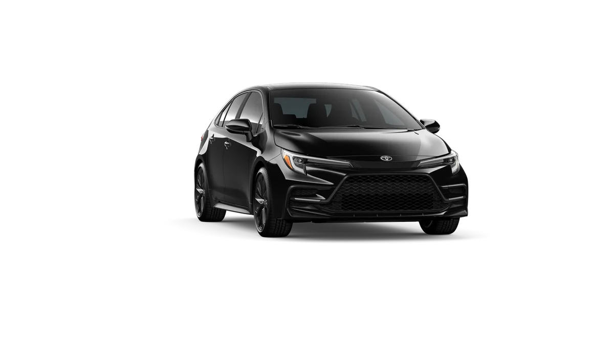 New 2026 Midnight Black Metallic Toyota Hybrid SE image 16