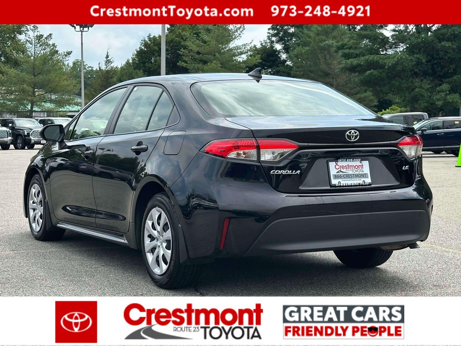 Certified Used 2023 Midnight Black Metallic Toyota LE image 4