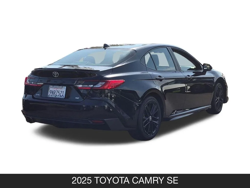 Used 2025 Black Toyota SE image 9