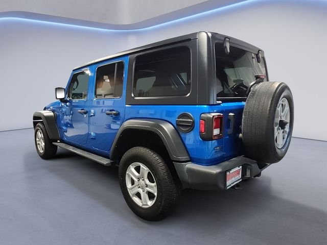 Certified Used 2022 Blue Jeep Unlimited Sport S image 3