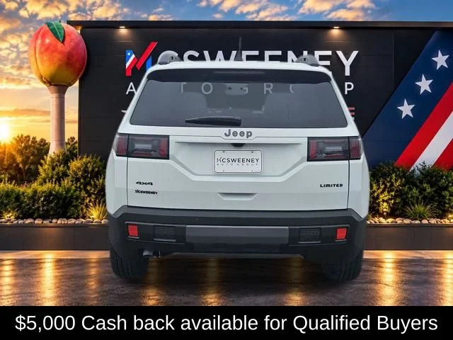 New 2026 Bright White Clear-Coat Exterior Paint Jeep Limited image 4