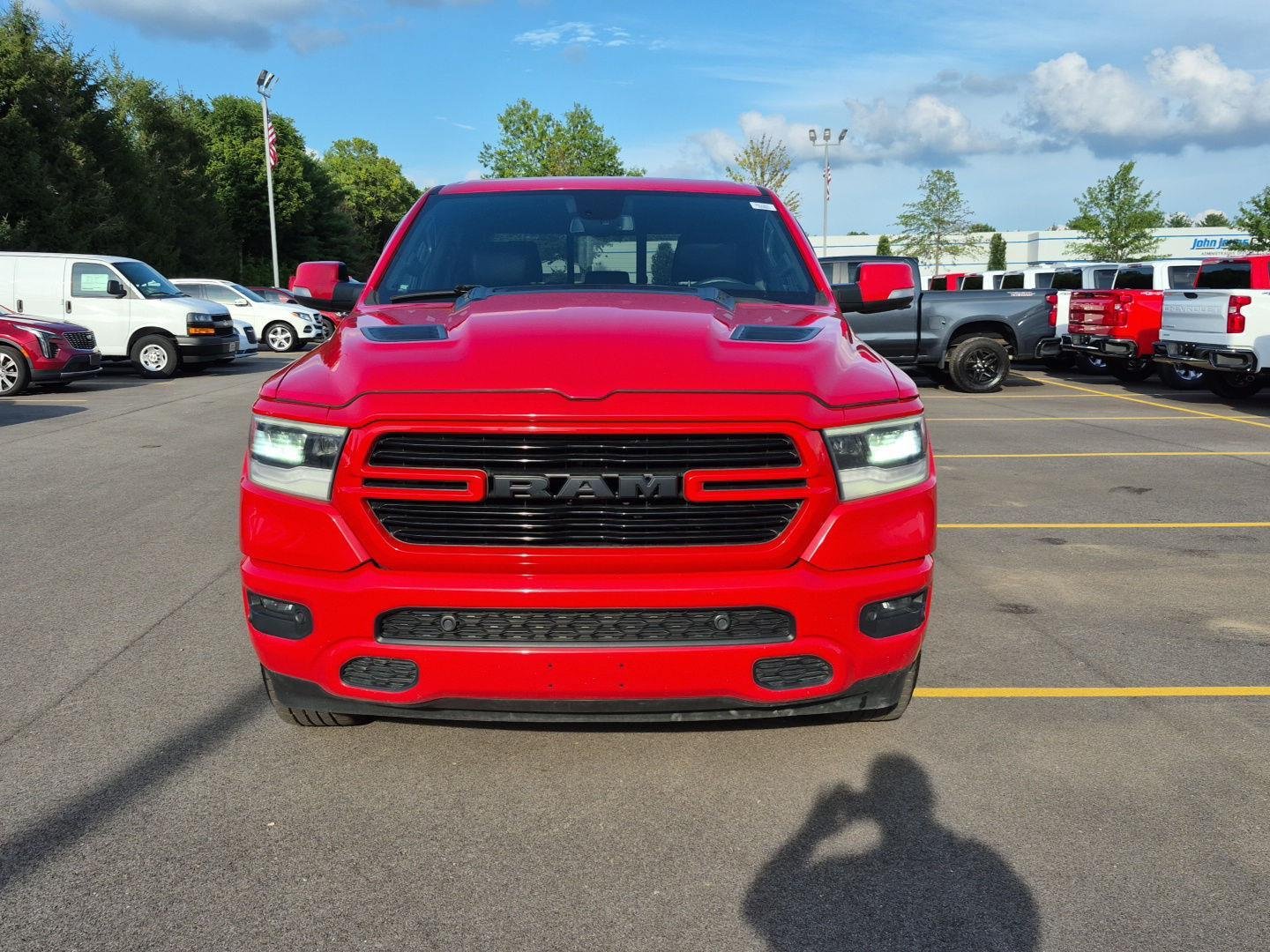 Used 2019 Flame Red Ram Sport image 2