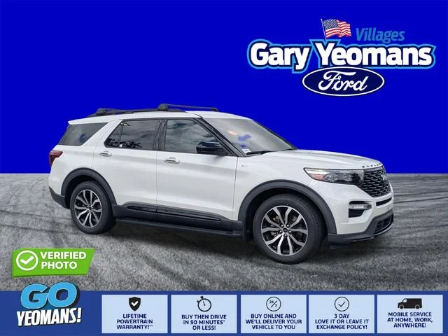 Certified Used 2022 White Metallic Ford ST-Line image 1