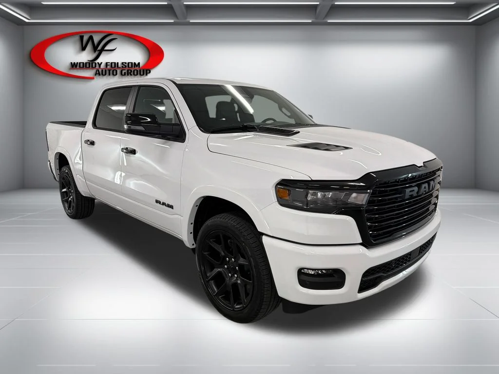 New 2026 Bright White Clear-Coat Exterior Paint RAM Laramie image 3