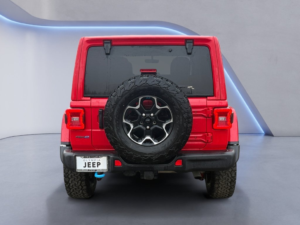 Used 2022 Red Jeep Unlimited Rubicon 4xe image 5