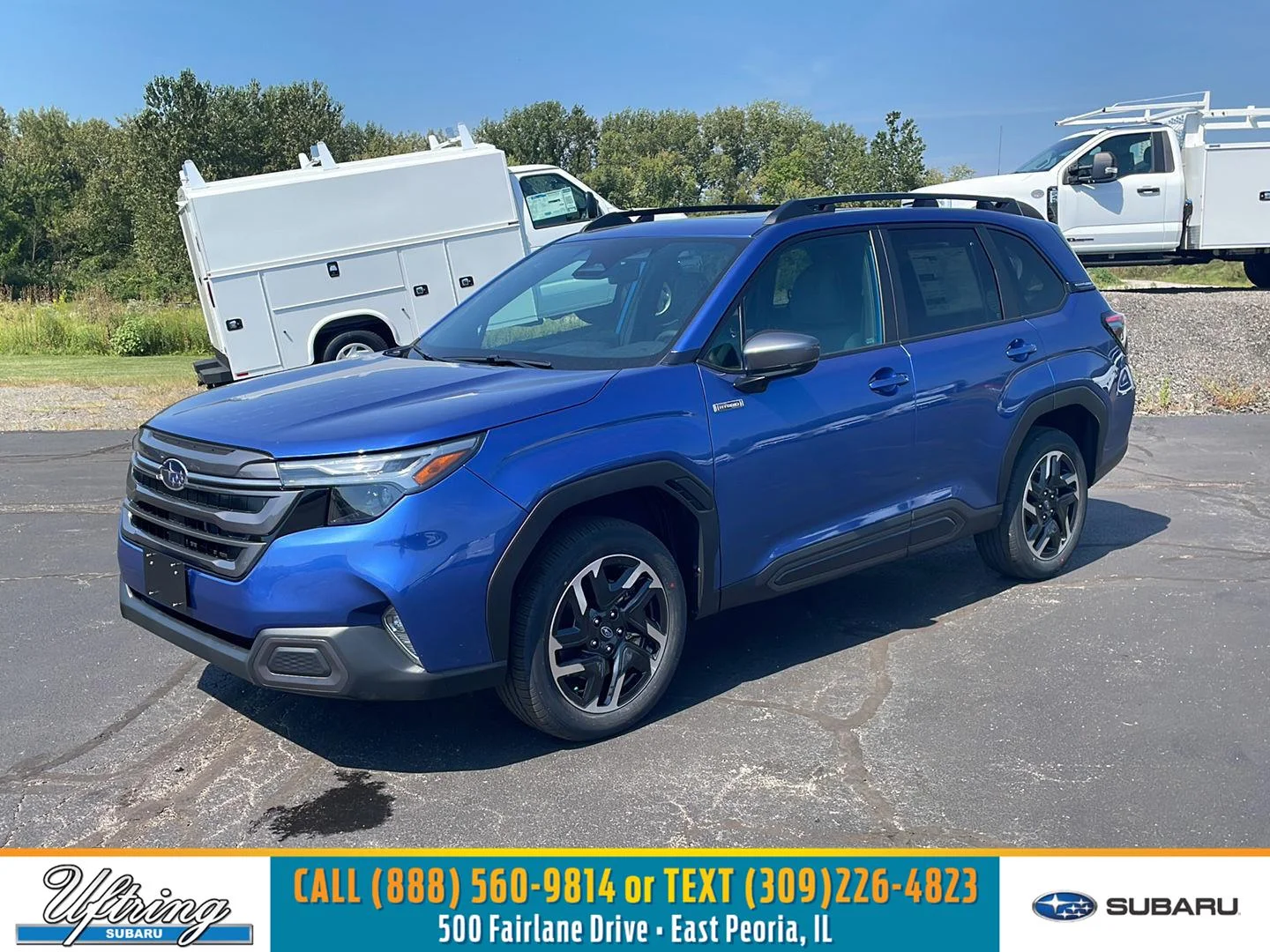 New 2026 Daybreak Blue Pearl Subaru Limited Hybrid image 1