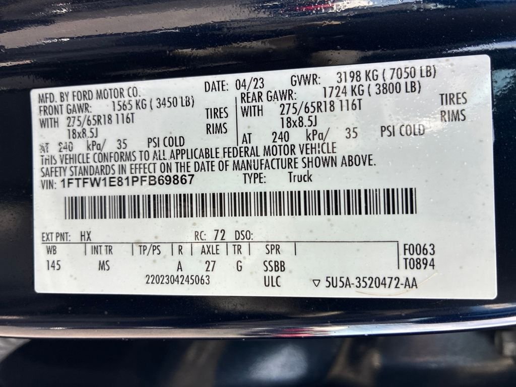 Used 2023 Blue Ford XLT image 29