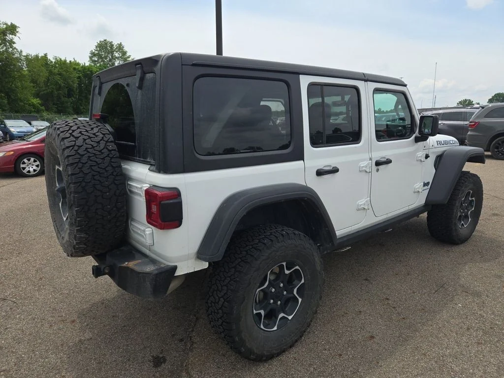 Used 2023 White Jeep Rubicon 4xe image 2