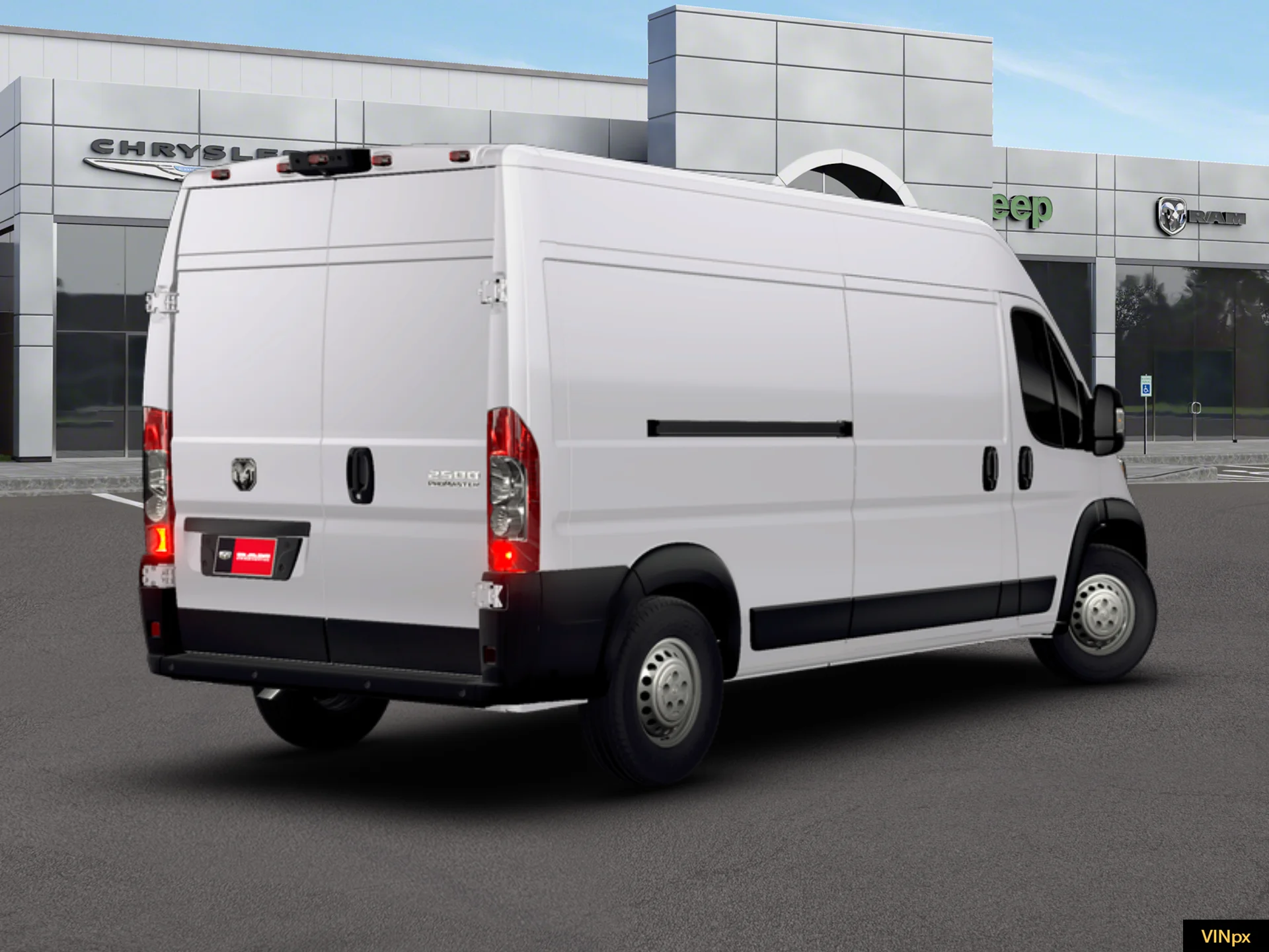 New 2026 Bright White Clear-Coat Exterior Paint Ram Tradesman image 19