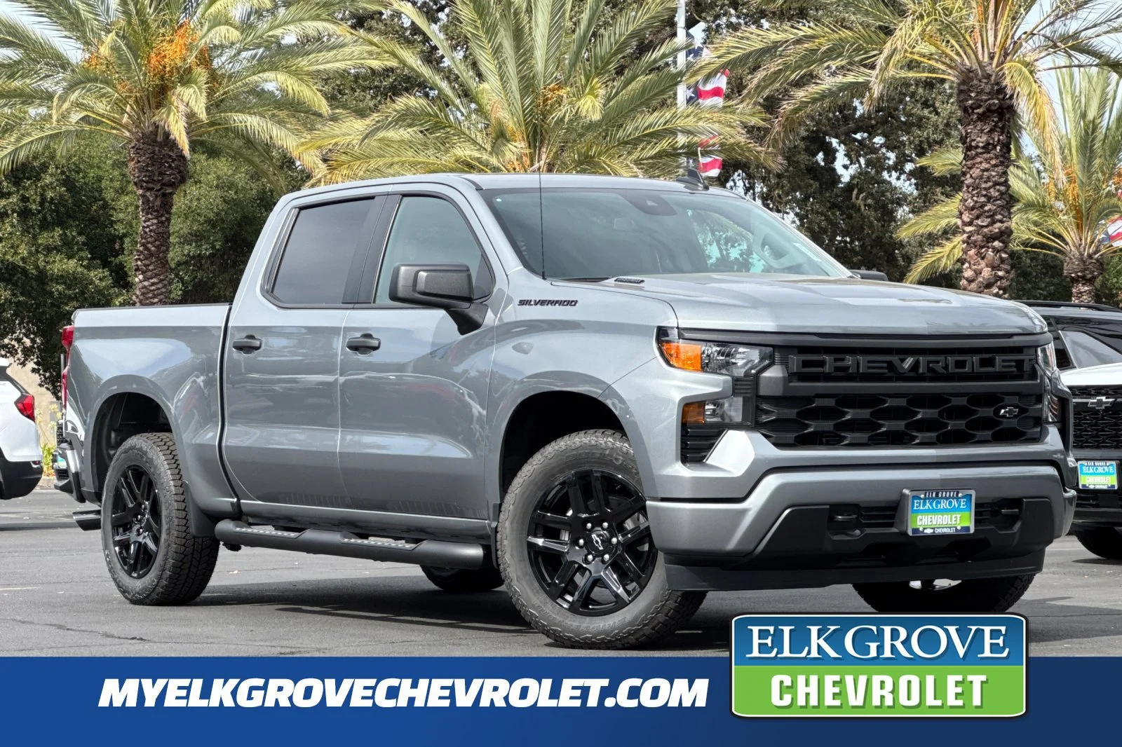 2026 Chevrolet Silverado 1500 Custom Crew Cab for sale - Stock #260609 - Gray - New at My True Fleet