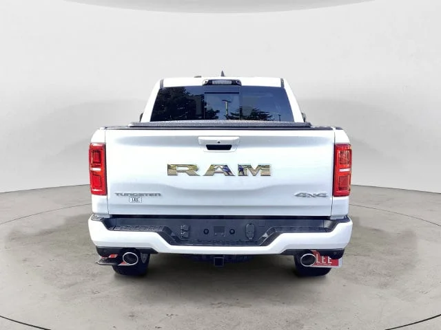 New 2027 Ivory White Tri-Coat Pearlcoat Ram TUNGSTEN CREW CAB 4X4 5