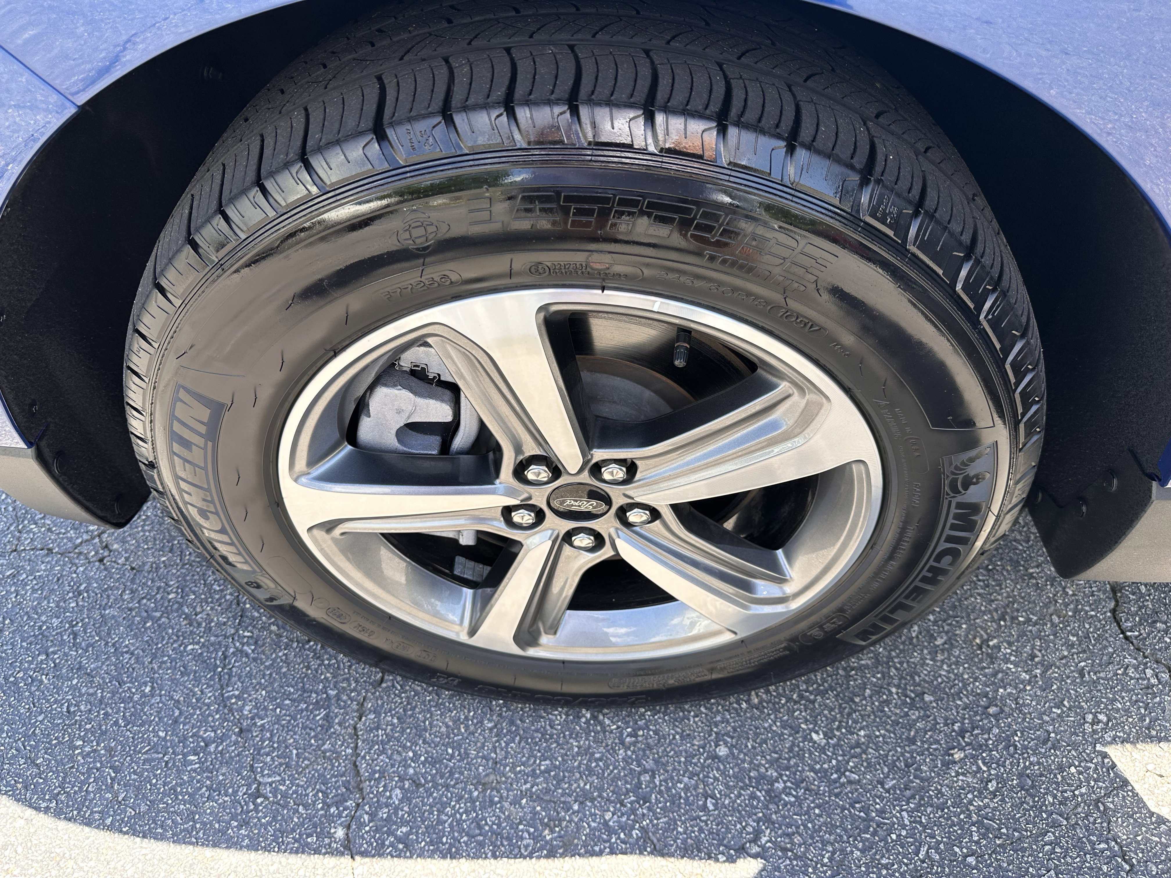 Certified Used 2024 Atlas Blue Metallic Ford SEL image 29