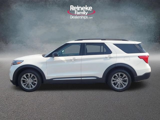 Used 2022 White Metallic Ford XLT image 8