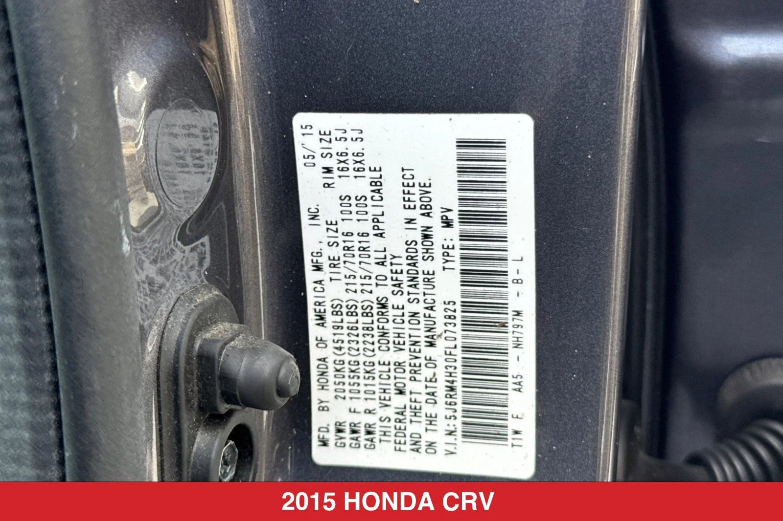 Used 2015 Modern Steel Metallic Honda LX image 29