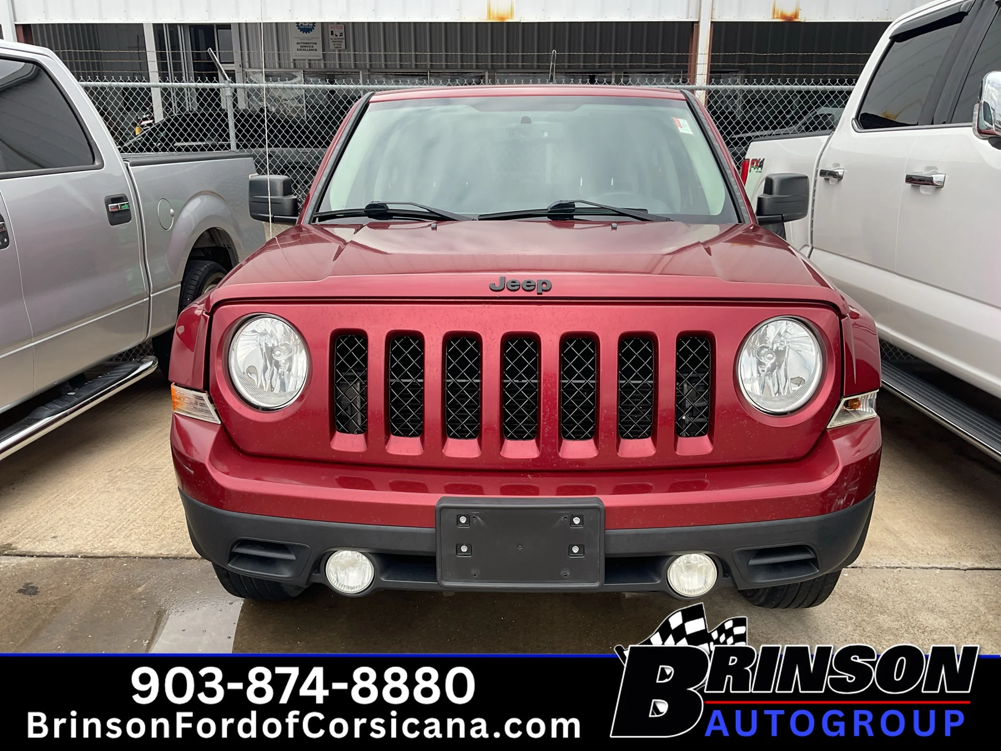 Used 2015 Deep Cherry Red Crystal Pearlcoat Jeep Altitude Edition image 2