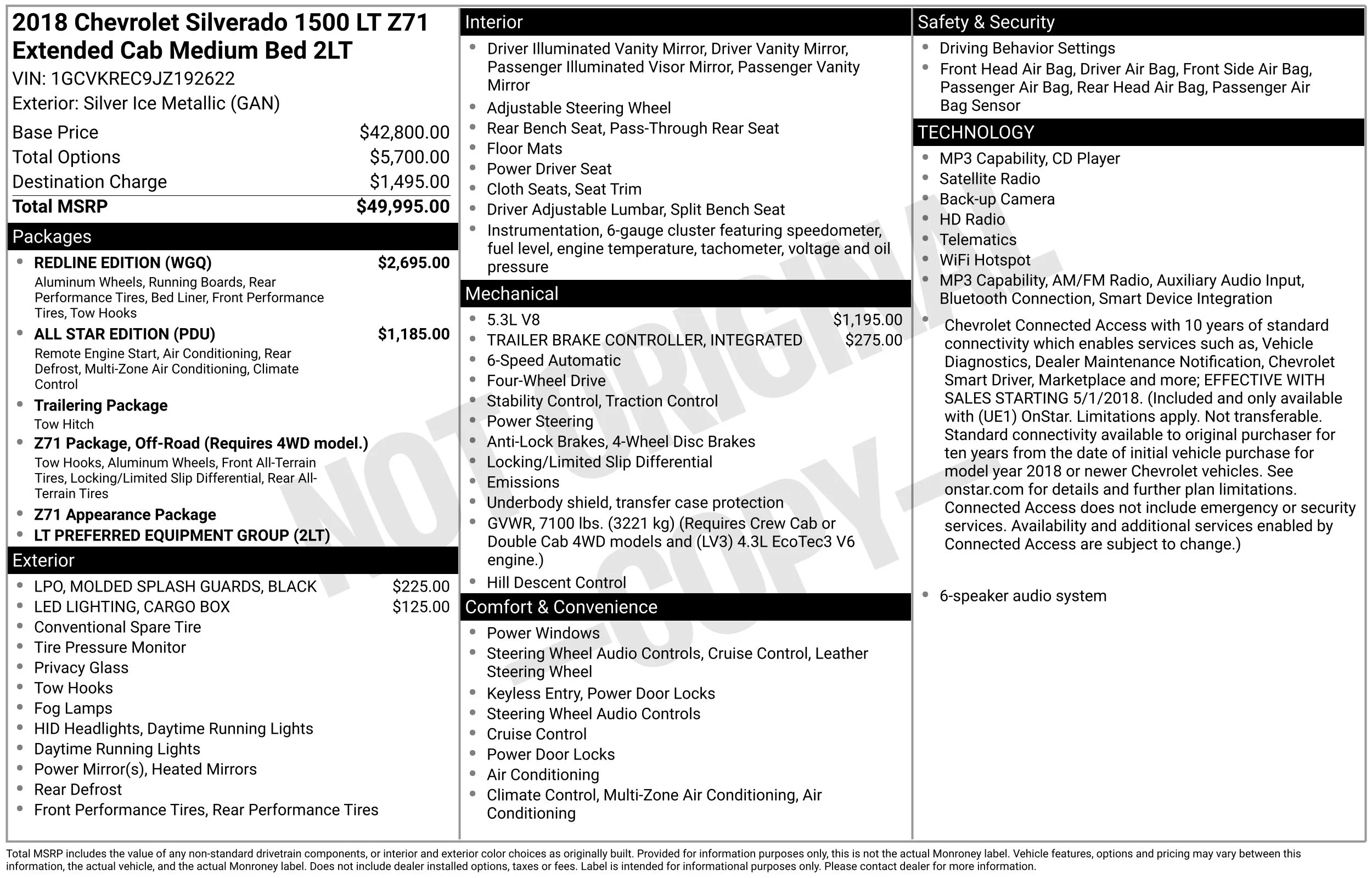 Used 2018 Silver Chevrolet LT image 6