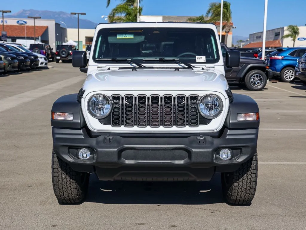 New 2026 Bright White Clear-Coat Exterior Paint Jeep Sport S image 8