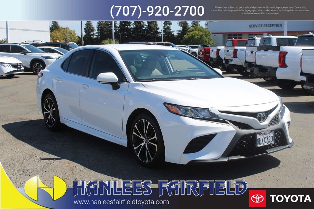 Certified Used 2019 White Toyota SE image 5