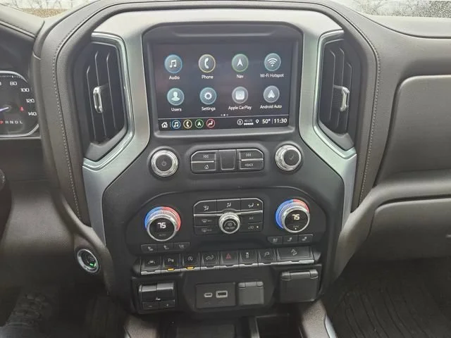 Used 2021 Satin Steel Metallic GMC SLT image 18