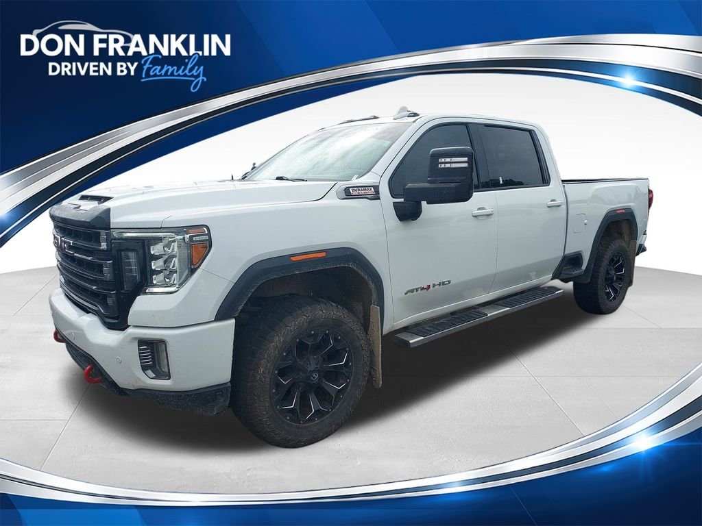 Used 2021 White GMC AT4 image 1