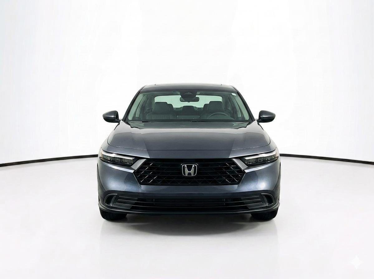 Used 2023 Meteorite Gray Metallic Honda EX image 2
