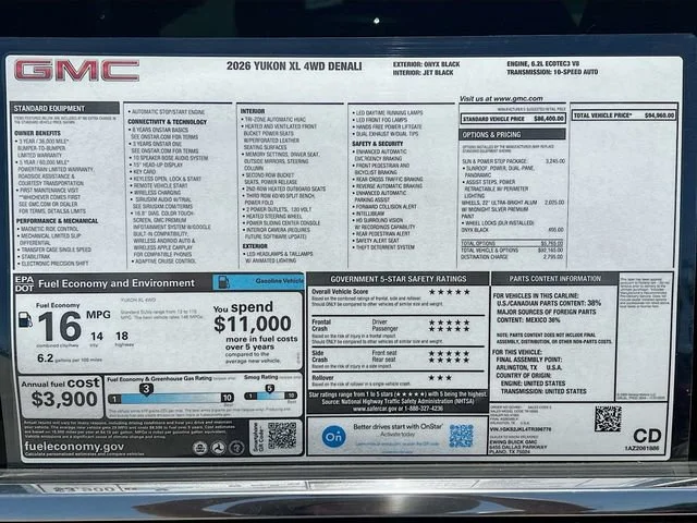 2026 GMC Yukon XL Denali - Photo 21