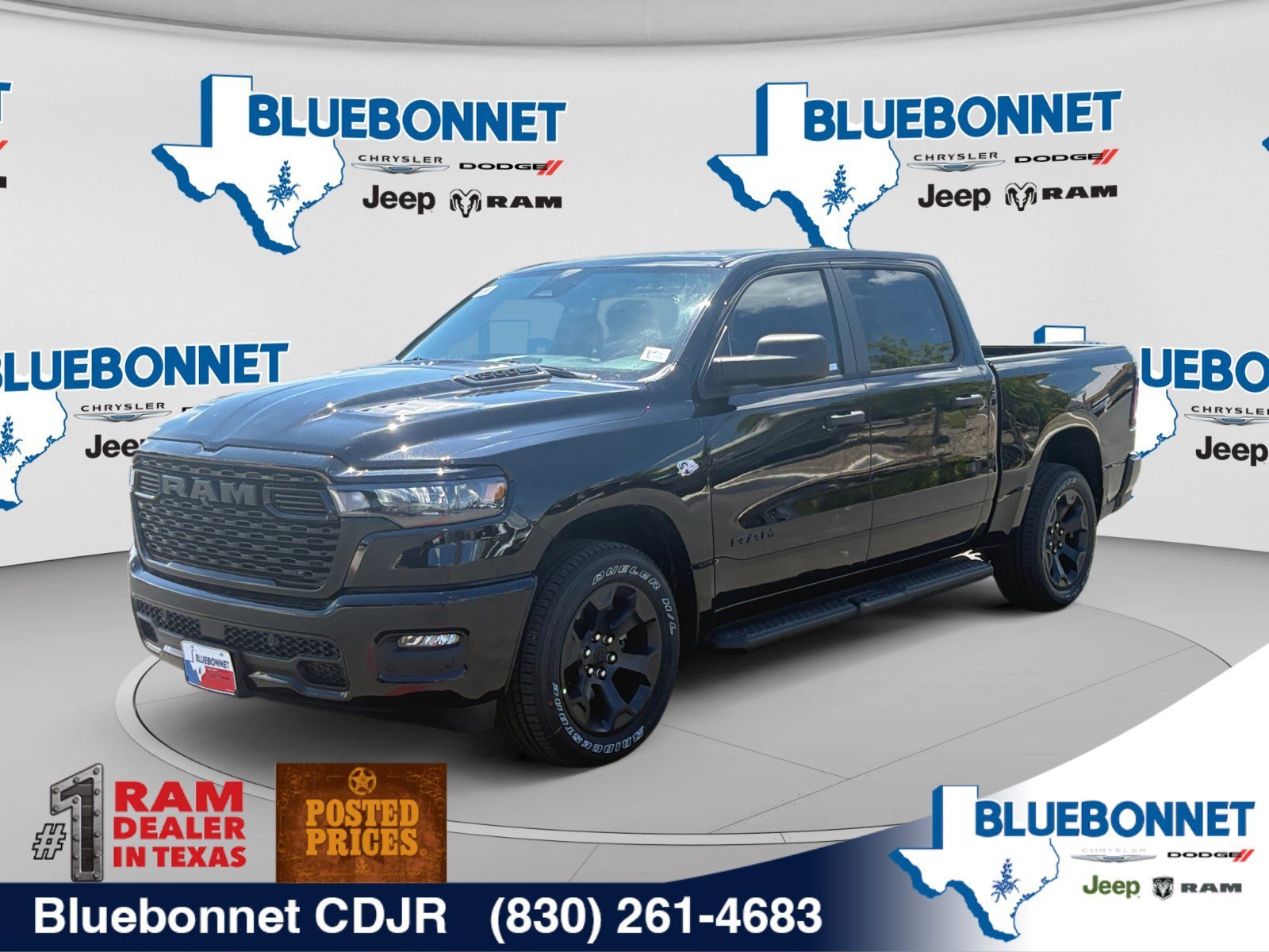 New 2026 Diamond Black Crystal Pearl-Coat Exterior Paint RAM Express image 1