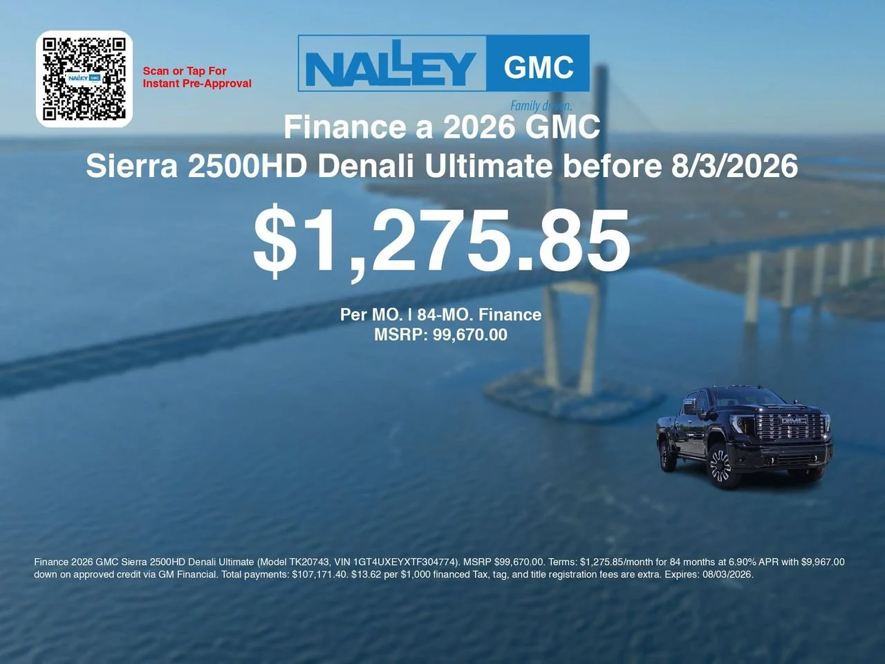 New 2026 Onyx Black GMC Denali Ultimate image 7