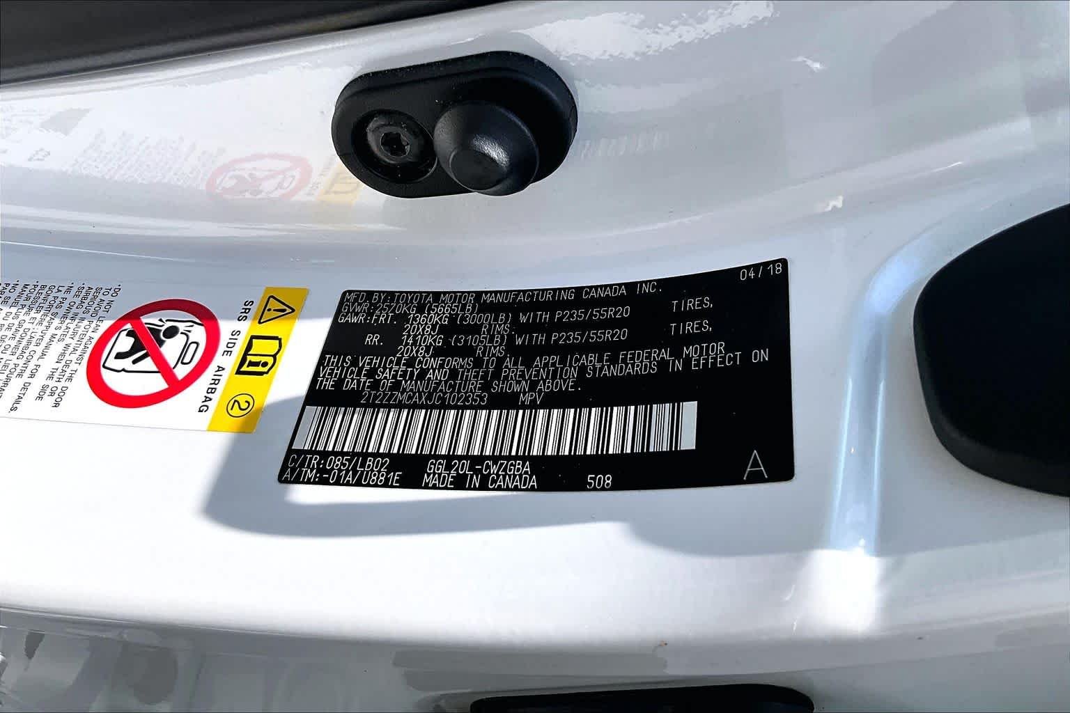 Used 2018 Eminent White Pearl Lexus  image 35