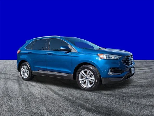 Certified Used 2020 Atlas Blue Metallic Ford SEL image 2