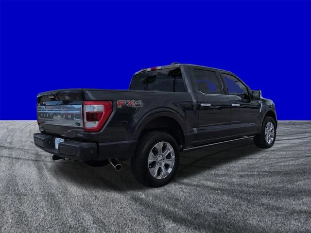 Certified Used 2022 Blue Ford Platinum image 4