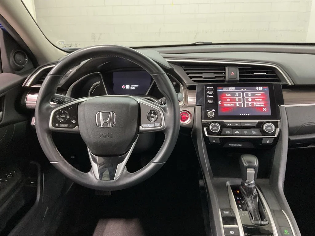 Certified Used 2019 Aegean Blue Metallic Honda EX image 8