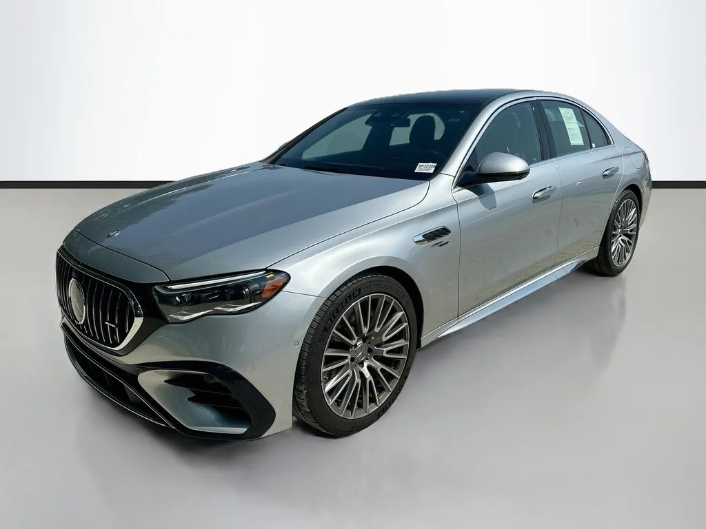 Certified Used 2025 Cirrus Silver Metallic Mercedes-AMG E 53 AMG® image 1
