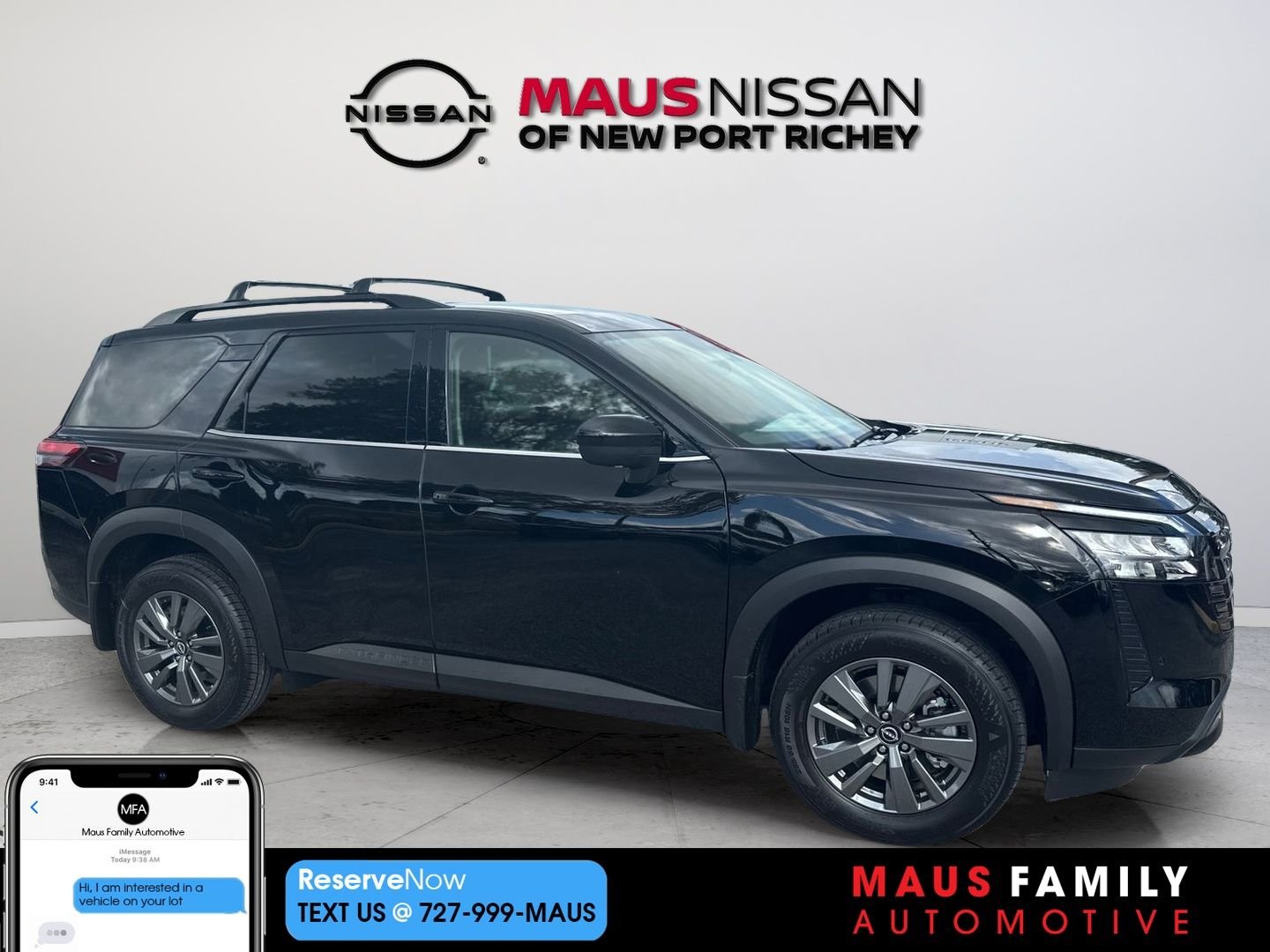 New 2026 Black Nissan SV image 1