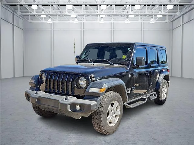 Used 2018 Black Clearcoat Jeep Sport S 4x4 image 1