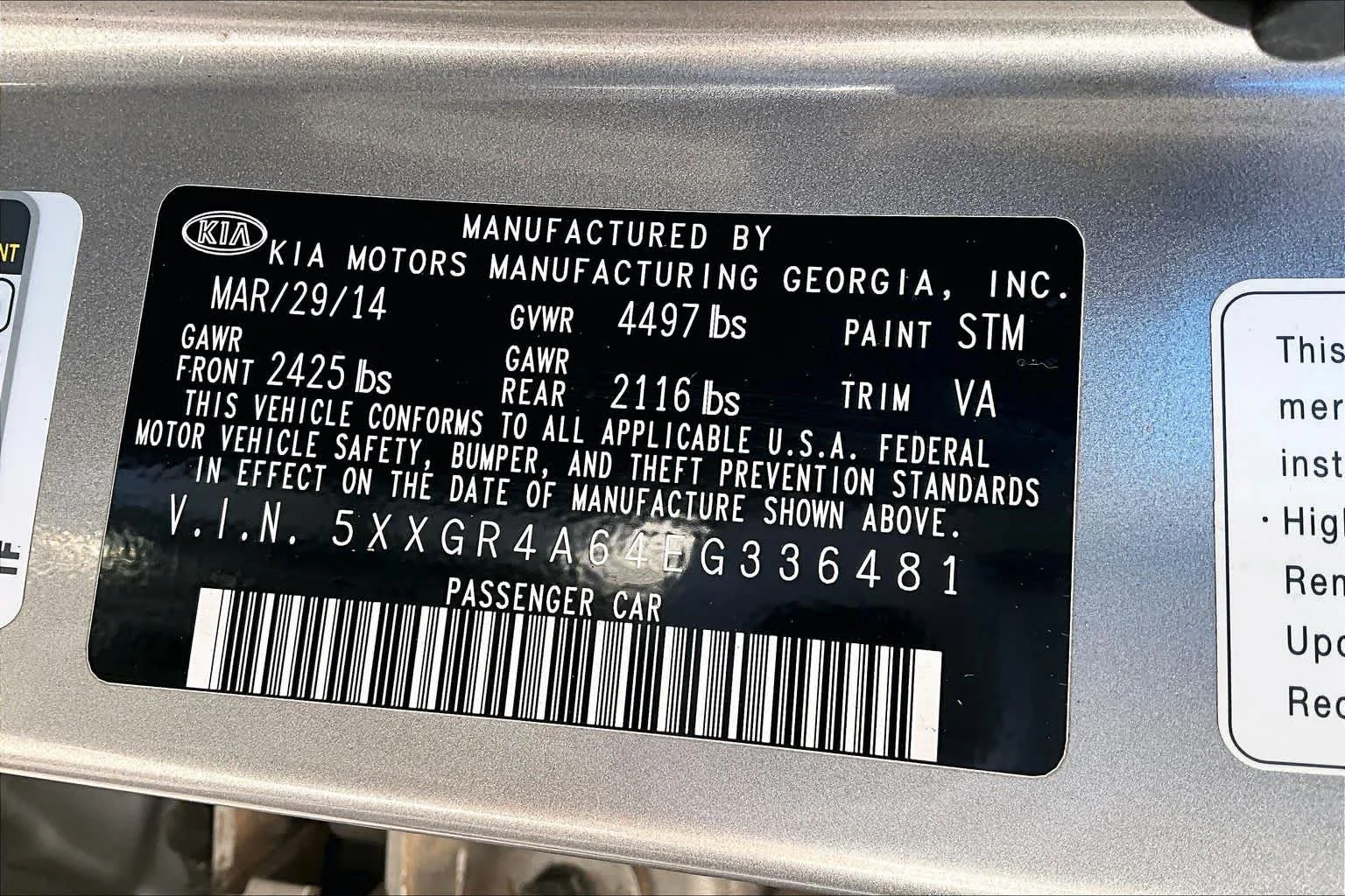 Used 2014 Satin Metal Kia SX Turbo image 33