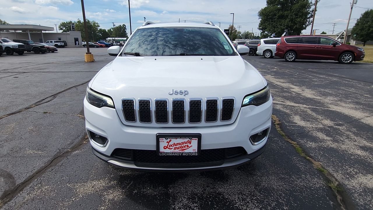 Used 2019 Bright White Clearcoat Jeep Limited image 3