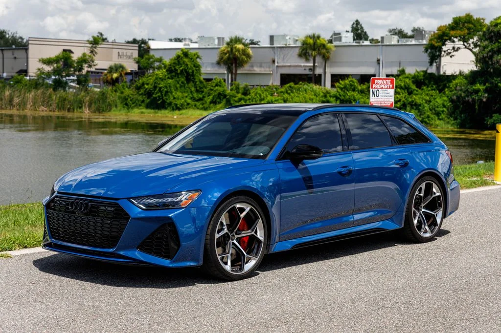 Used 2025 Blue Audi 4.0T image 7