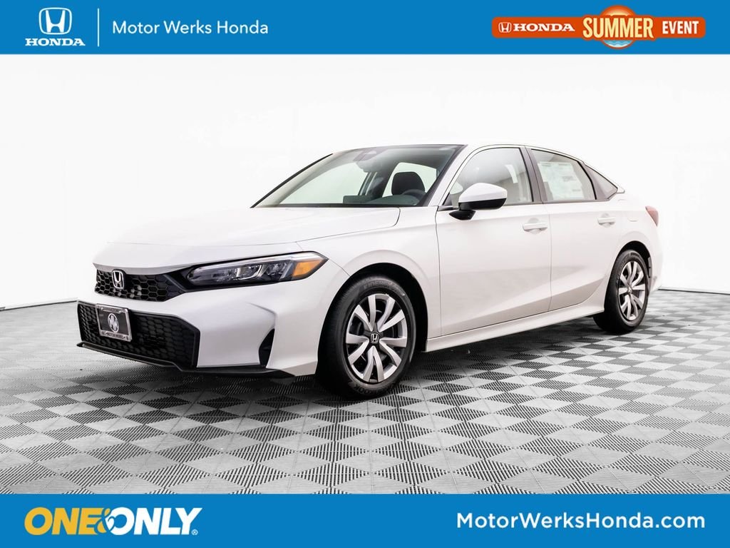 New 2026 Platinum White Pearl Honda LX image 1