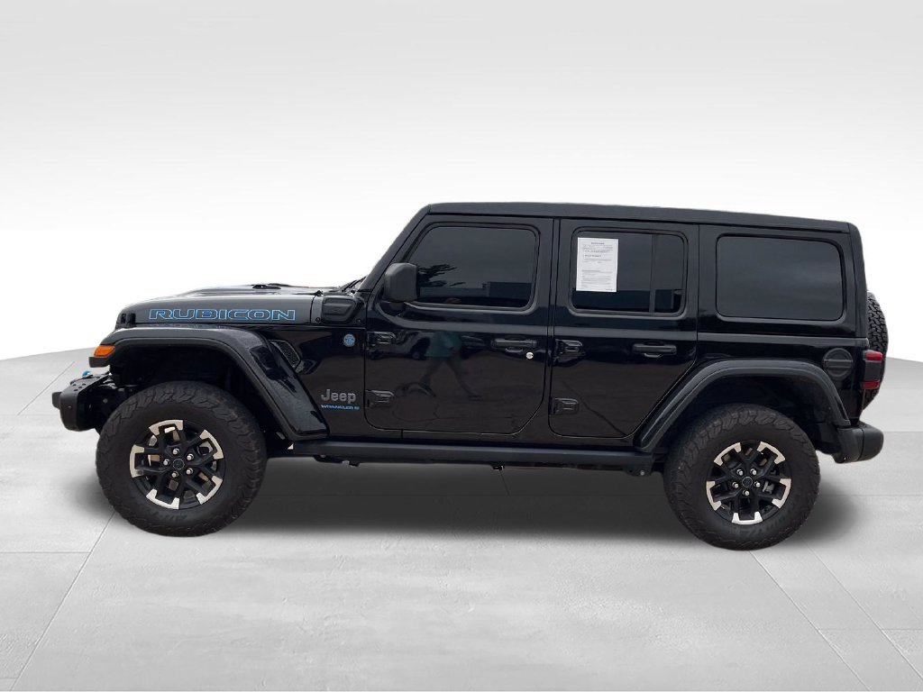 Used 2024 Black Jeep Rubicon 4xe image 2