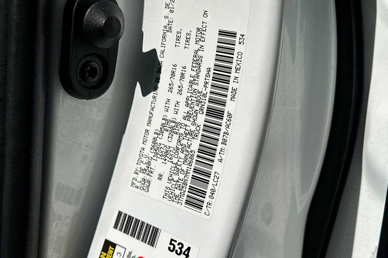 Used 2021 White Toyota TRD Off-Road image 33
