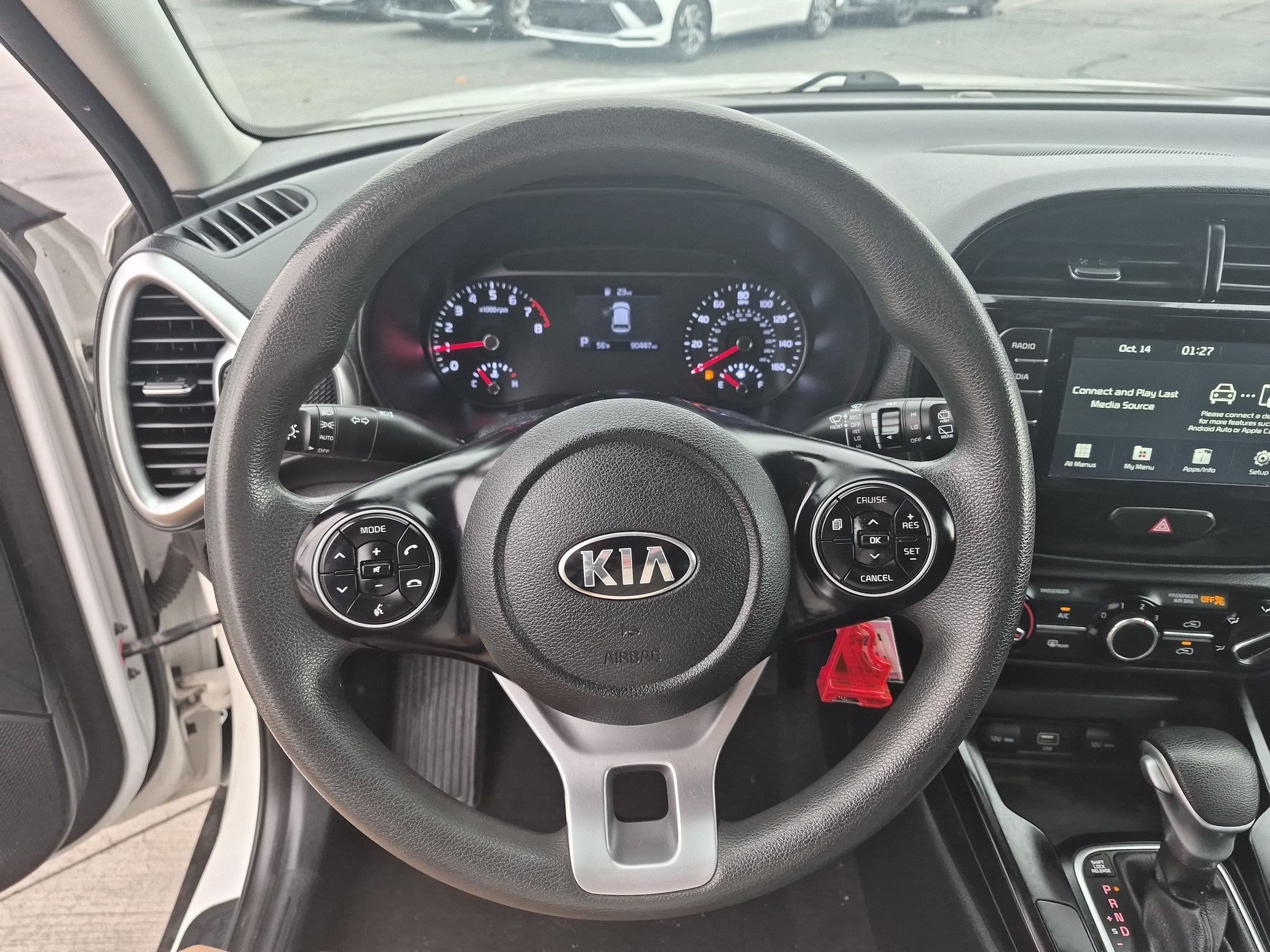 Used 2021 Snow White Pearl Kia LX image 16